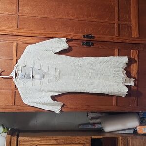 NWT, Ice V-neck Lightweight Sweater Tunic, OSFA